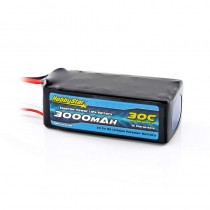HobbyStar 3000mAh 22.2V, 6S 30C LiPo Battery 