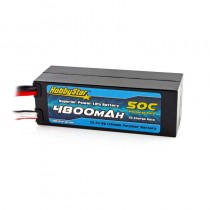 HobbyStar 4800mAh 22.2V, 6S 50C Compact Hardcase LiPo Battery